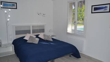 Studio, en-suite badkamer, uitzicht op zwembad (Belle Ile) | 1 slaapkamer