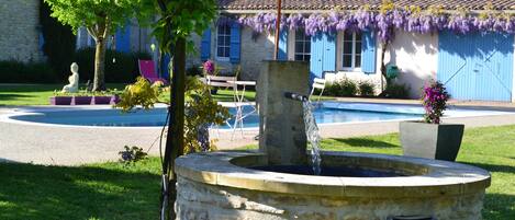 Kolam renang terbuka, kolam dipanaskan