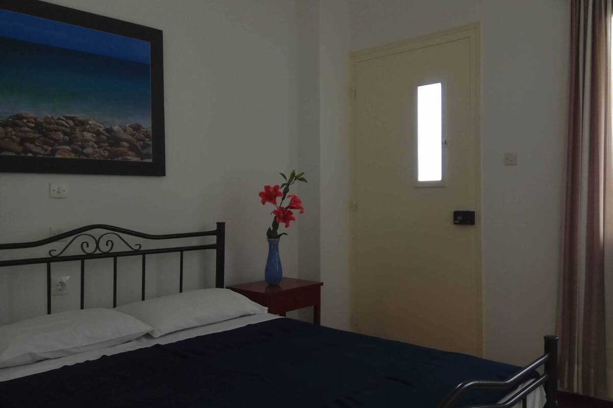 Blackout curtains, iron/ironing board, free WiFi, bed sheets