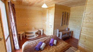 Dobbeltrom – honeymoon, 1 kingsize-seng, fjellutsikt