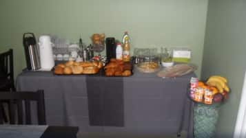 Daily buffet breakfast (EUR 15 per person)