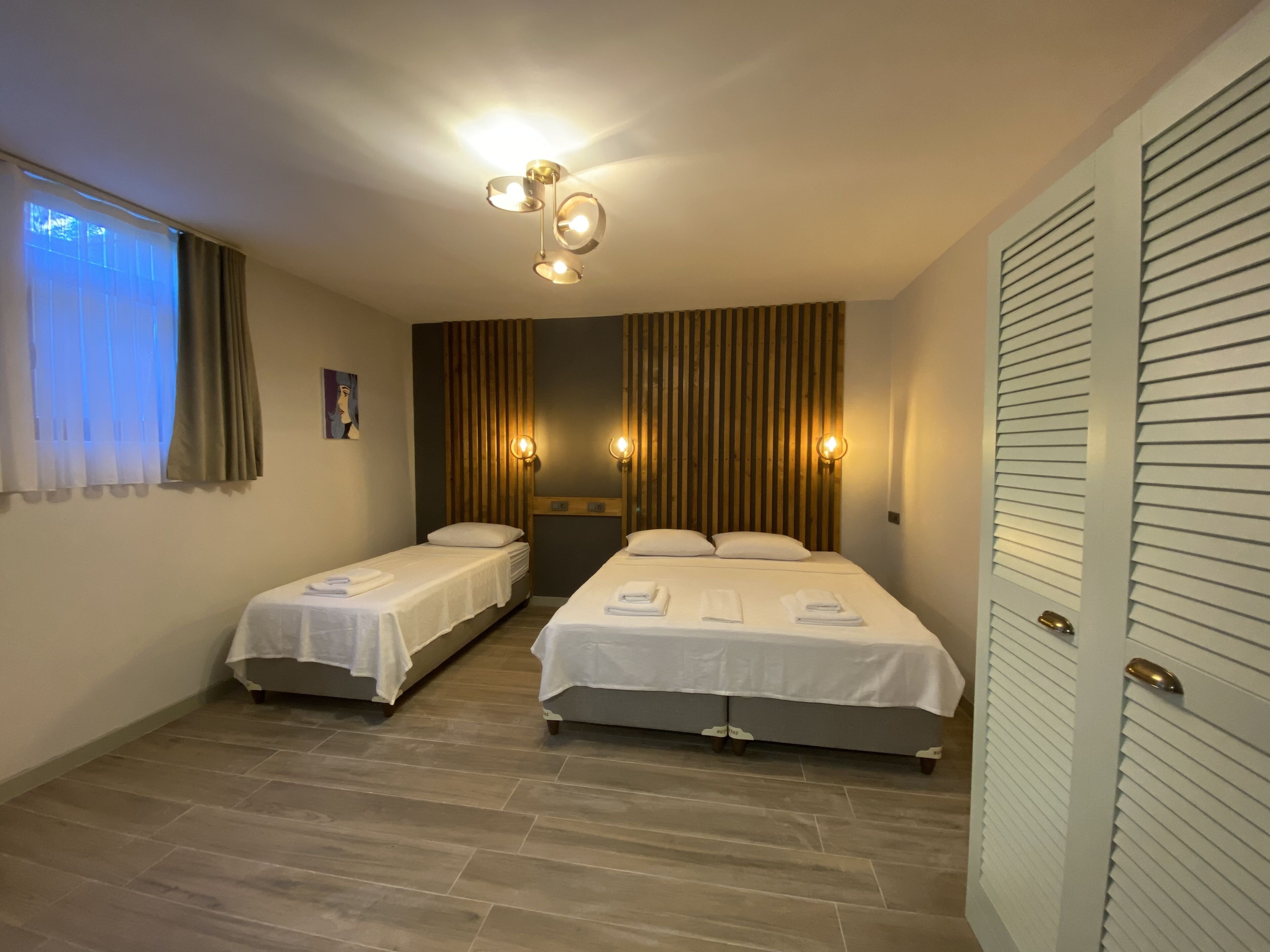 bodrum kat uc kisilik oda | 1 bedroom, free wifi, bed sheets