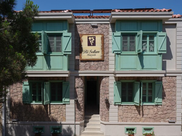Façade de l’hébergement
