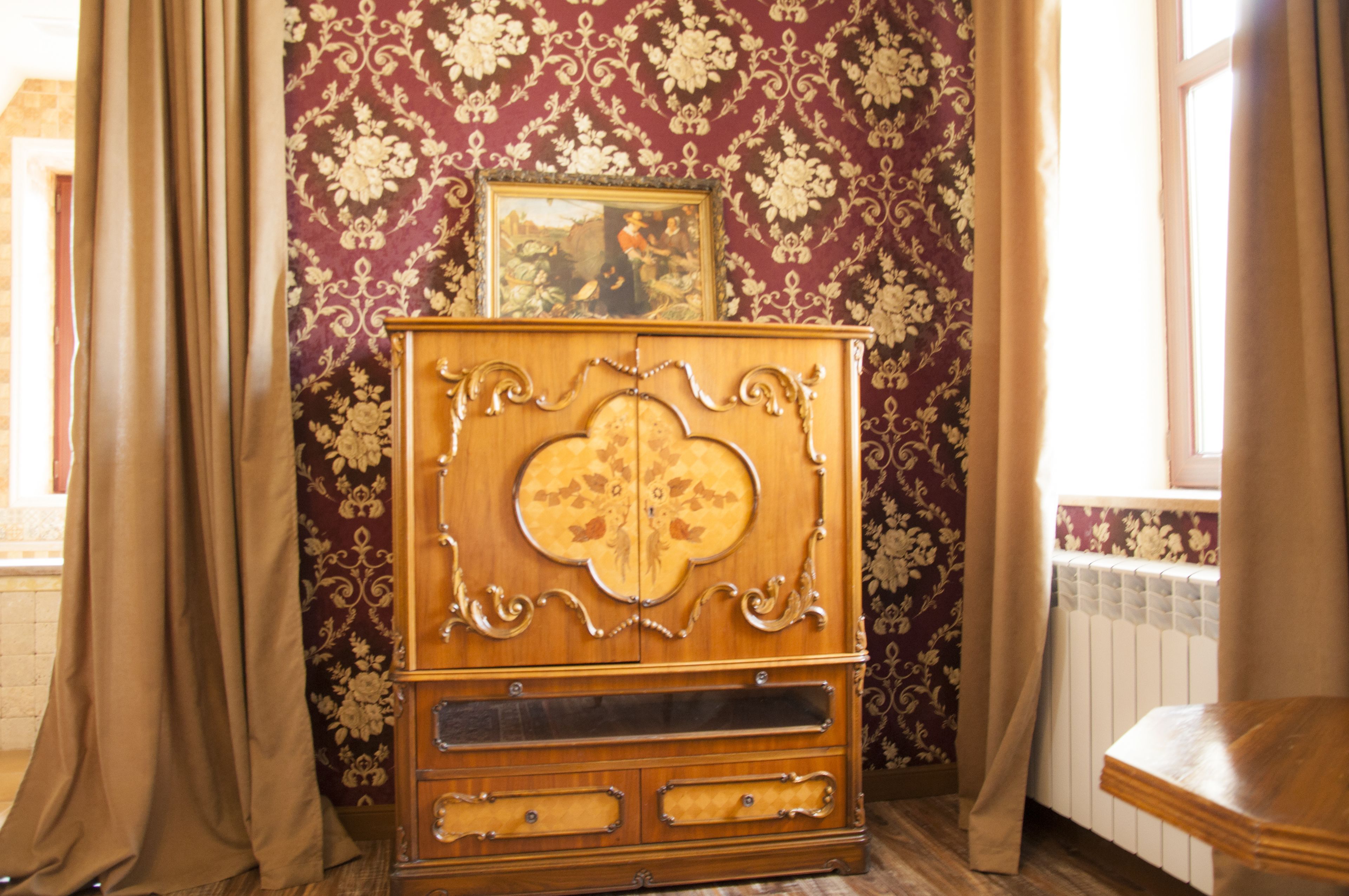 luxury double room (leonardo da vicni) | living area