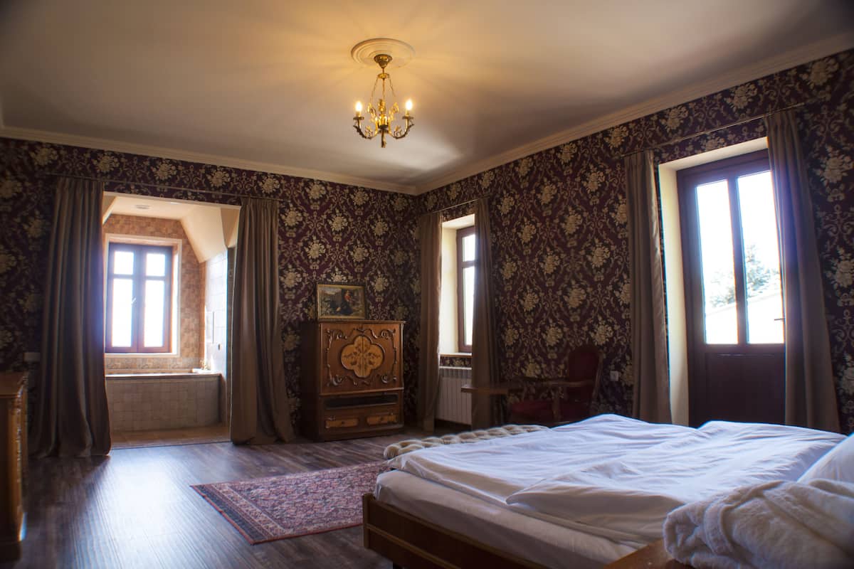 luxury double room (leonardo da vicni) | living area