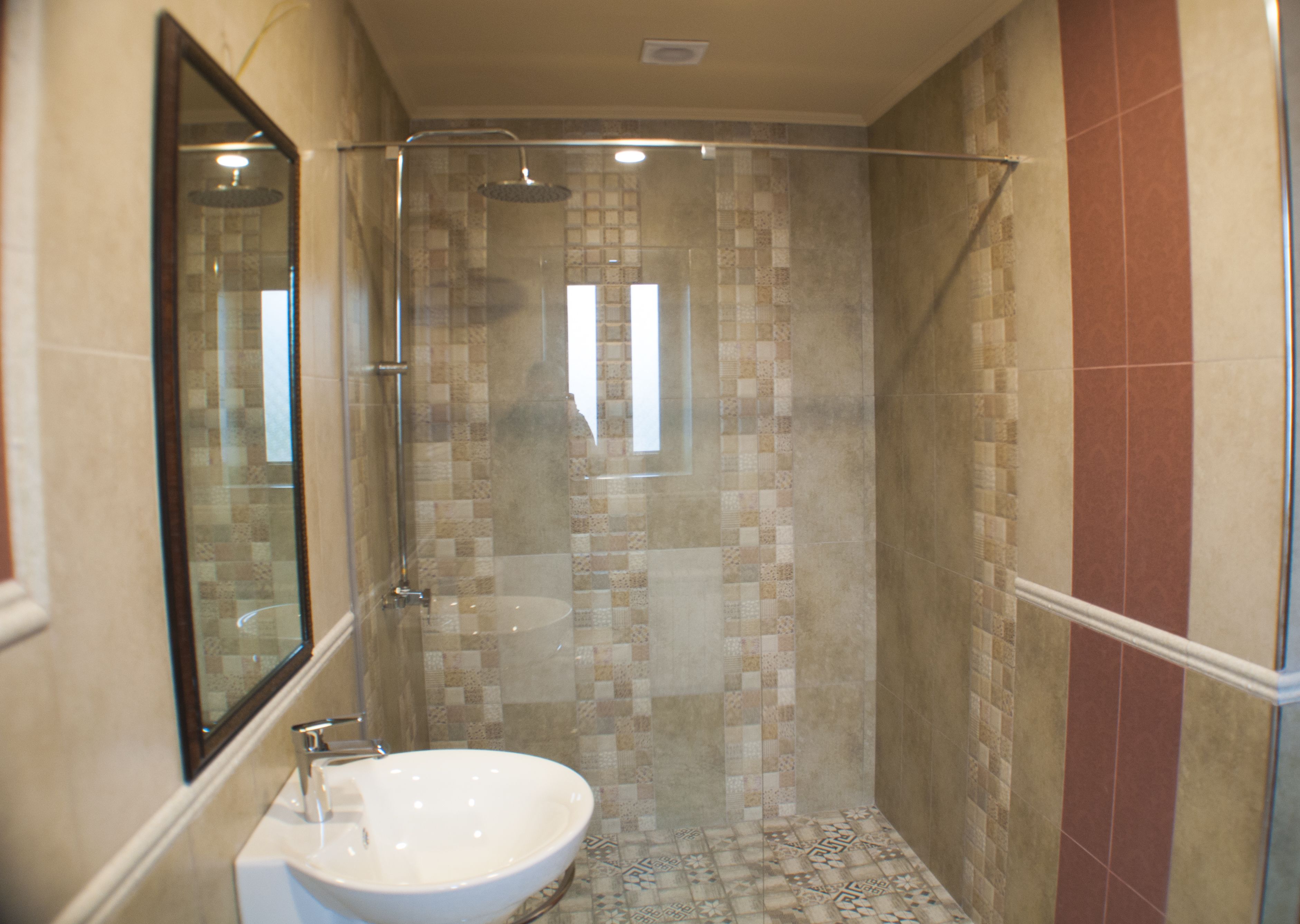 comfort double room (ludovikos) | bathroom shower