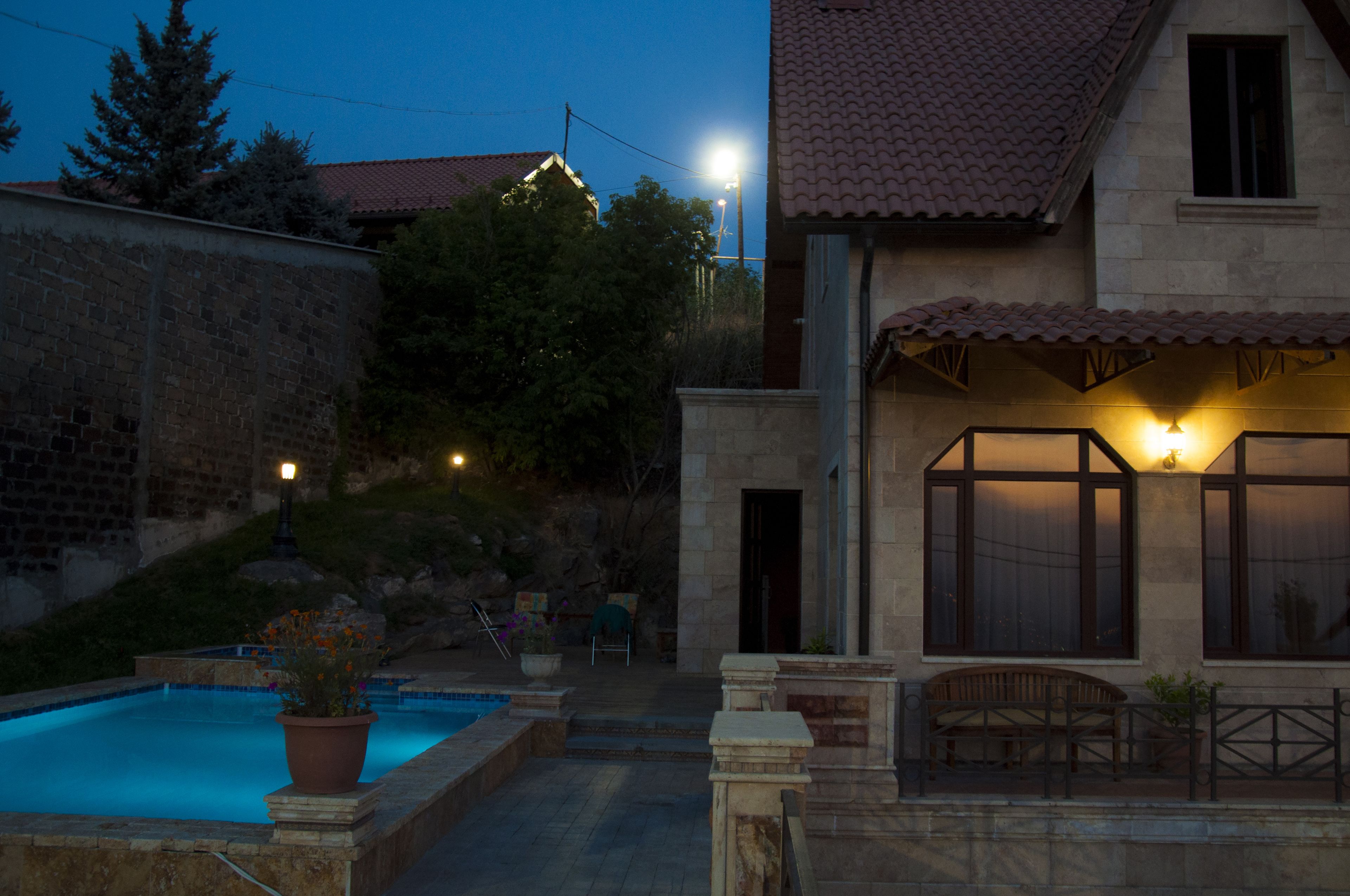 front of property – evening/night