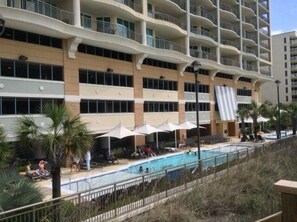 Indoor pool, a heated pool - MVG 708 Oceanfront (North Myrtle Beach)