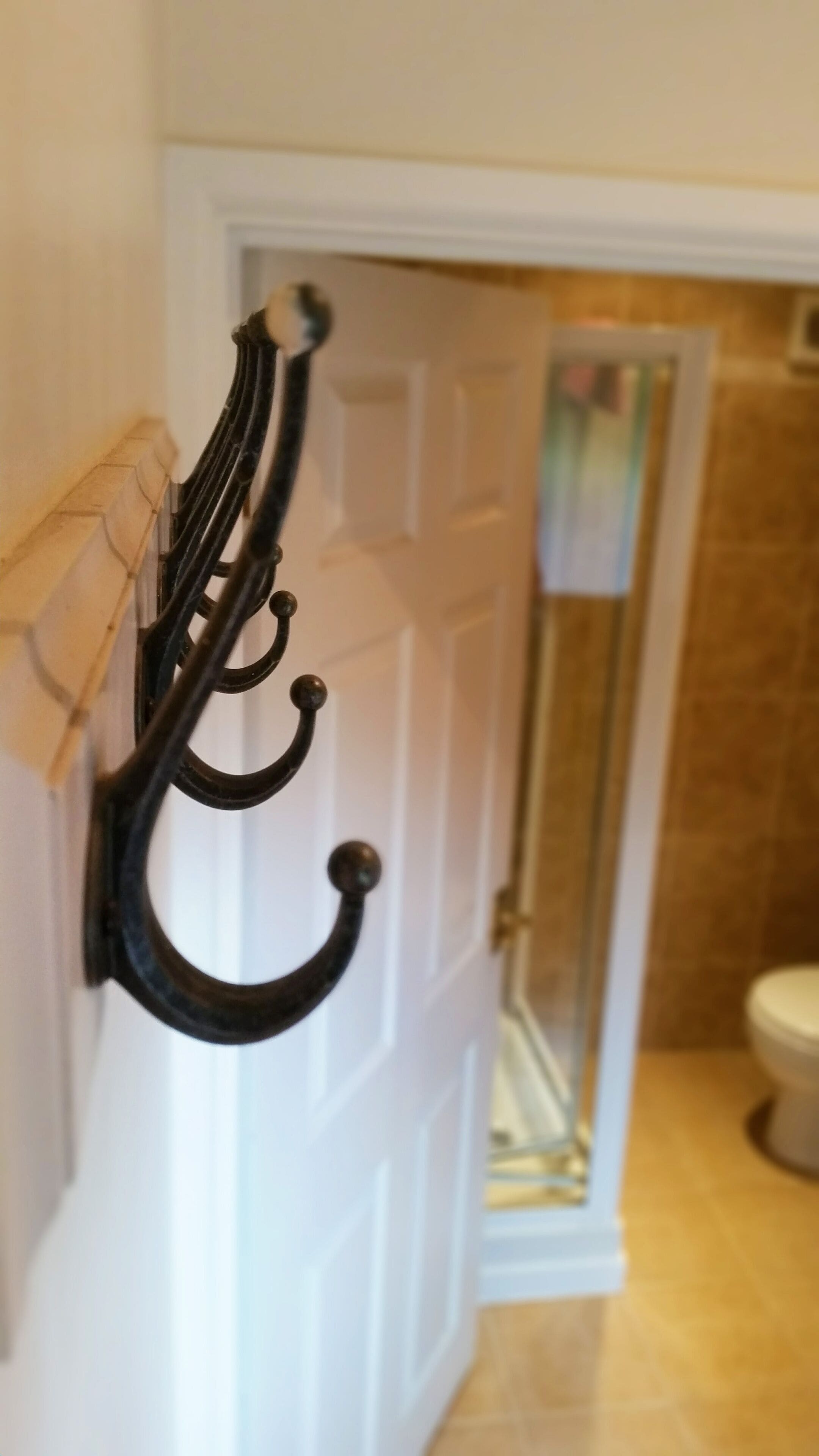 executive double room, 1 king bed | bathroom | shower, hair dryer, heated floors, towels