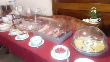 Daily buffet breakfast (EUR 7 per person)