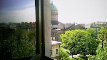 Stadsutsikt från boendet