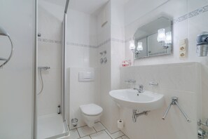 Hair dryer, towels