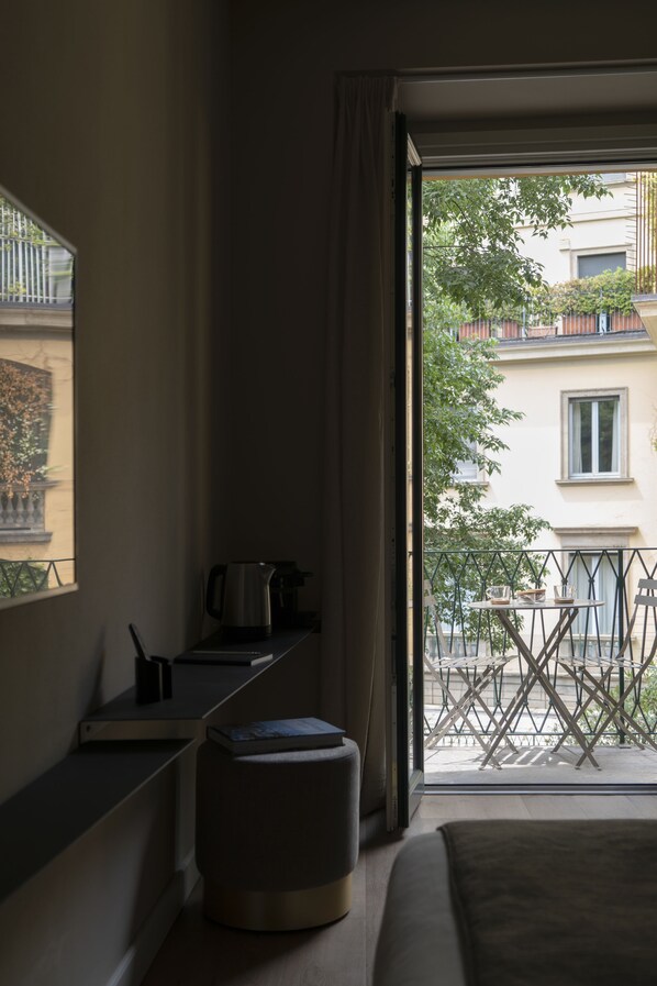 Deluxe tweepersoonskamer, balkon | Uitzicht vanaf balkon