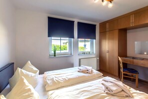 2 soveværelser, pengeskab på værelset, weekendseng, Wi-Fi