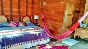 Romantic Cabin, River View | Blackout drapes, rollaway beds, free WiFi, bed sheets - Rancho San Roman (Palizada)