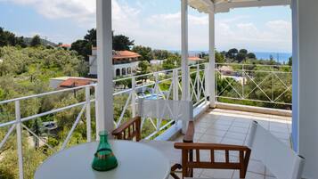 Panoramic Apartment, Sea View | Balcony view