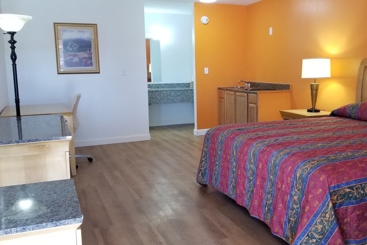 Blackout drapes, iron/ironing board (on request), WiFi (free)
