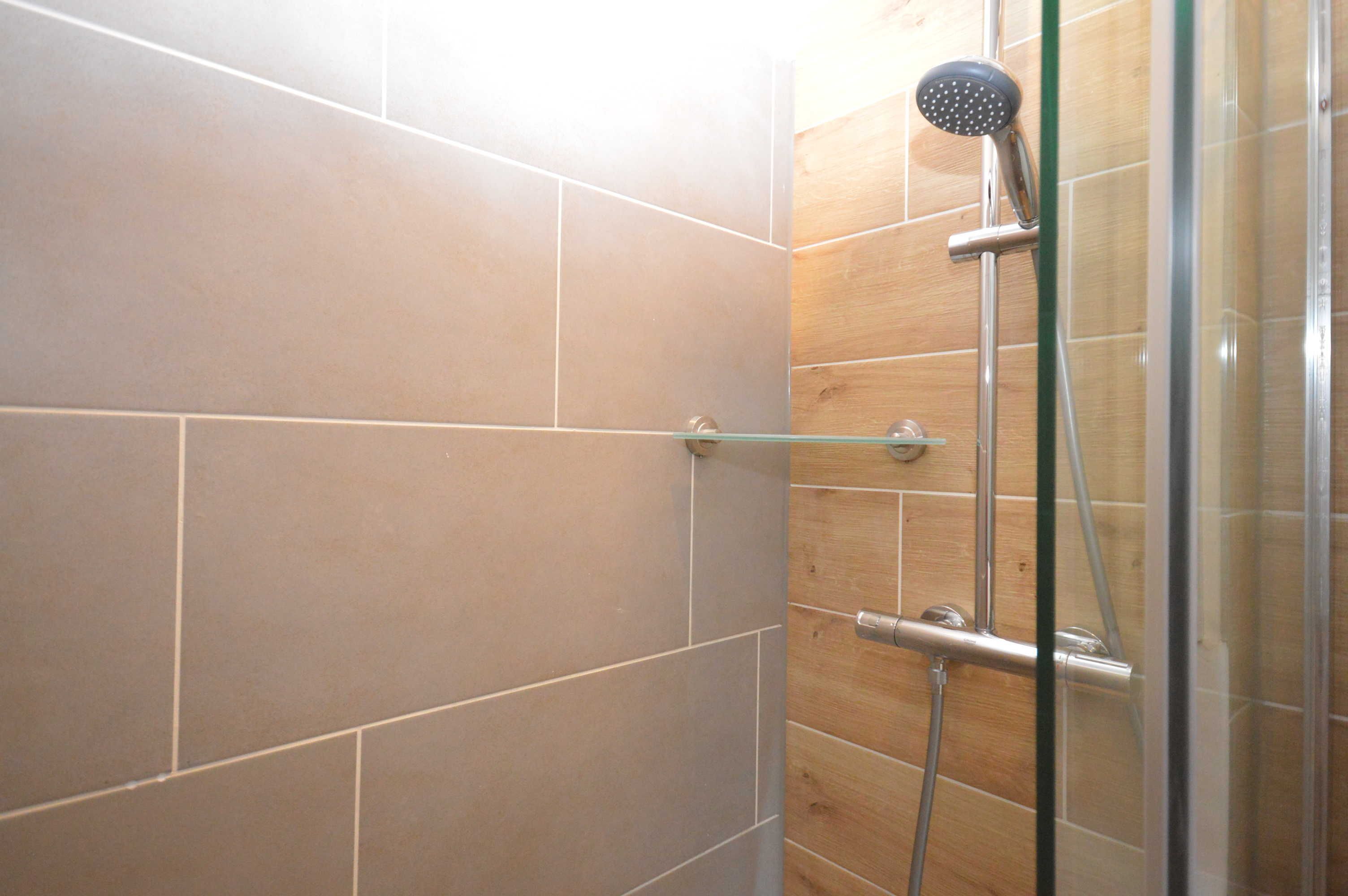 Shower, hair dryer