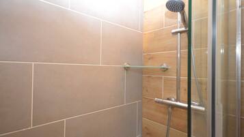 Shower, hair dryer