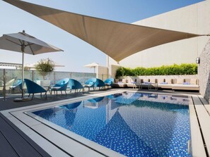 2 outdoor pools, open 6:00 AM to 10:00 PM, pool loungers - Novotel Bur Dubai (Dubai)