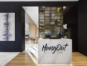 Breakfast, lunch, dinner served; pool views