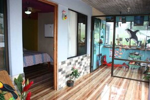 Basic Cabin, Multiple Beds | Minibar, bed sheets