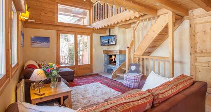 *** CHAMONIX / LesHouches *** CHALET für Selbstversorger * 7max ** LOG Fire / views ***