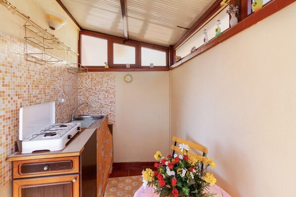 Mikrobølgeovn og kokeplater