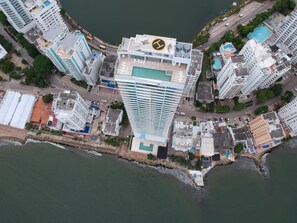 Exterior - Beautiful luxury apartment with ocean view balcony (Cartagena)