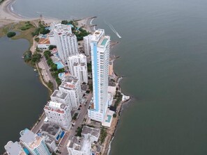 Exterior - Beautiful luxury apartment with ocean view balcony (Cartagena)