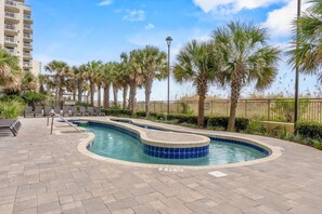 Indoor pool, a heated pool - MVG 610 3 Bedroom 3 Bath Oceanfront (North Myrtle Beach)
