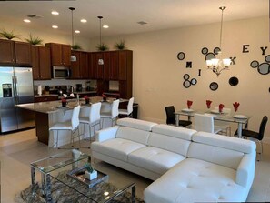 TV, DVD player, stereo, offices