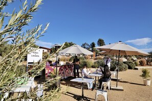 Outdoor dining - Rancho el Parral in Valle de Guadalupe Surrounded by nature (Ensenada)