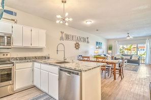 Fridge, microwave, oven, stovetop - Remodeled home, shared pool & 5 MIN WALK TO BEACH (Miramar Beach)