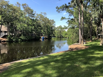 View of the lagoon from the back deck