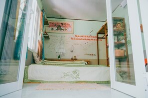 Desk, iron/ironing board, free WiFi, bed sheets