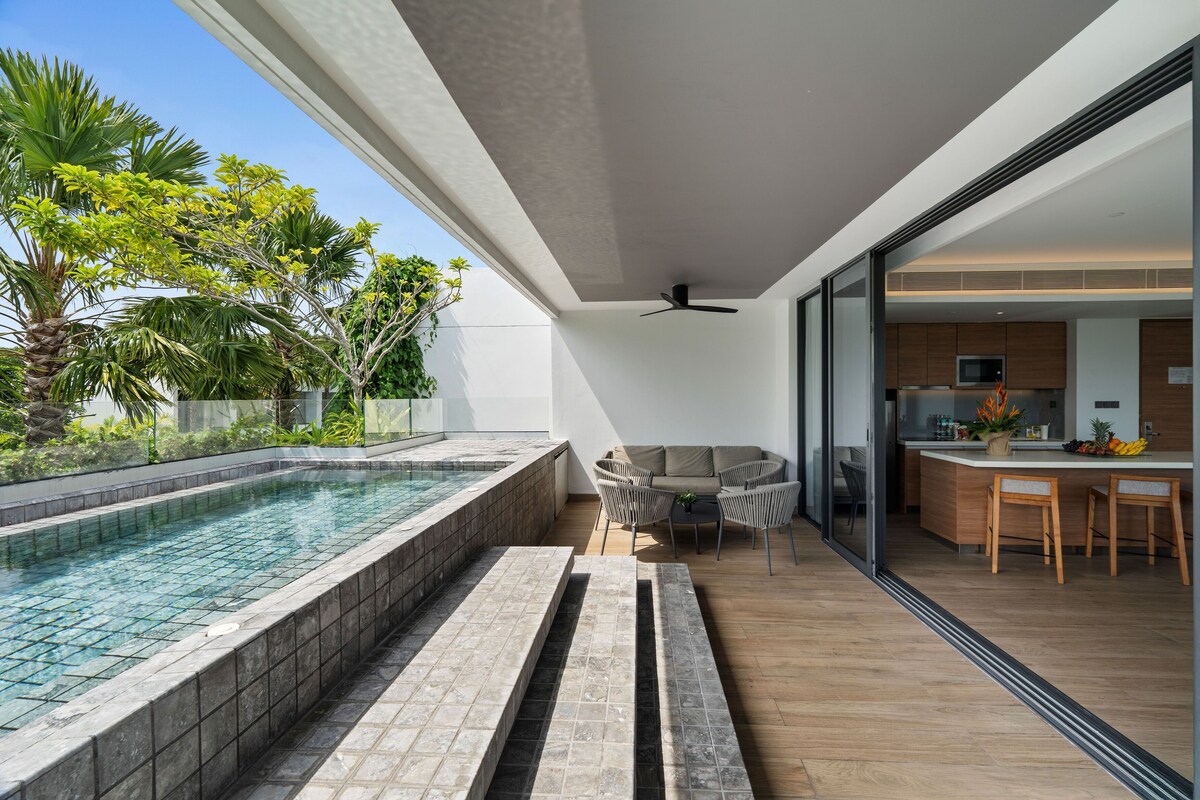 Suite, 2 soverom, privat basseng | Privat basseng