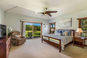 4 bedrooms, iron/ironing board, free WiFi, bed sheets - Hale A Kai - a 4br/4ba golf course home in Princeville (Princeville)