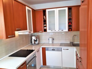 Kühlschrank, Ofen, Herdplatte, Geschirrspüler