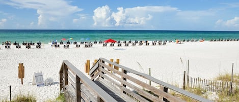 Una spiaggia nelle vicinanze