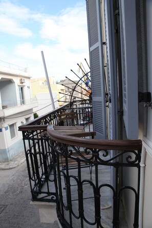 Standard Room, 1 Queen Bed, Balcony | View from room - Fiera Guesthouse (Syros)