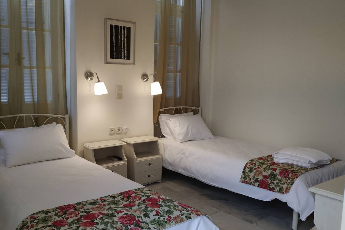 Standard Double or Twin Room, 2 Twin Beds, Balcony | Desk, iron/ironing board (on request), WiFi (free)