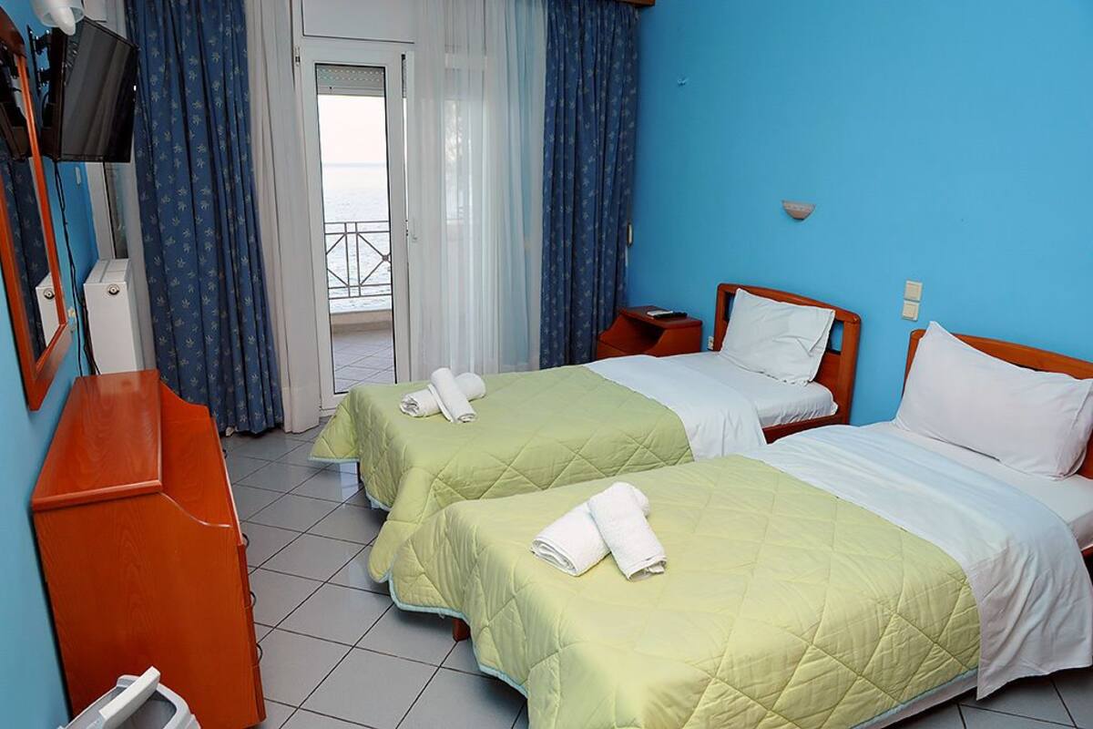 Basic Double or Twin Room, Sea View | Premium bedding, blackout drapes, soundproofing, cribs (free)