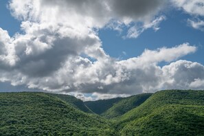 Blick auf die Berge