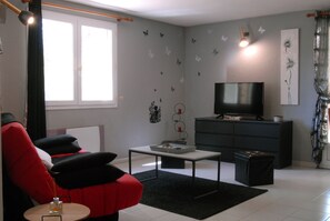 TV, DVD player, ping pong, books - Gite for 2 to 5 people with swimming pool in the Gard, near the Cevennes mountains (Saint-Julien-de-Cassagnas)