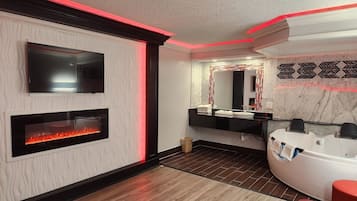 Desk, blackout curtains, iron/ironing board, free WiFi