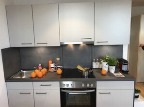 Kühlschrank, Ofen, Herdplatte, Geschirrspüler