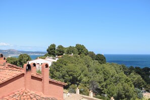 Vue sur la plage/l’océan