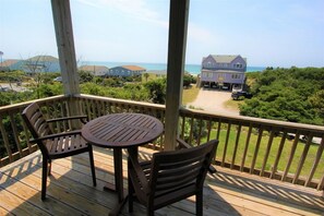 Outdoor dining - Pool, Game Room, 5 Ensuite BRs & Ocean Views! (Emerald Isle)