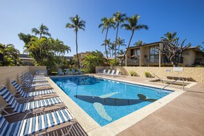 A heated pool - Kihei Garden Estates #E-102 Ground Floor, A/C, Steps to Pool, Great Location (Kihei)